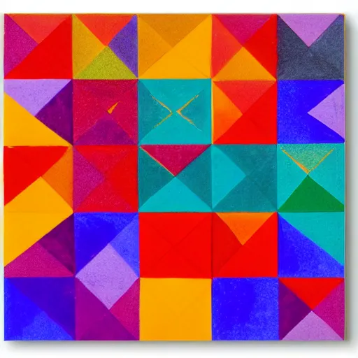 Image similar to abstract colorful platonic solids