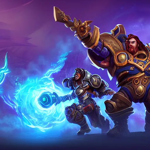 Revelada arte de Heroes of the Storm, com vários personagens