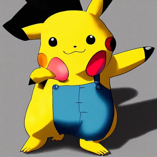 Prompt: Photorealistic pikachu holding a pistol