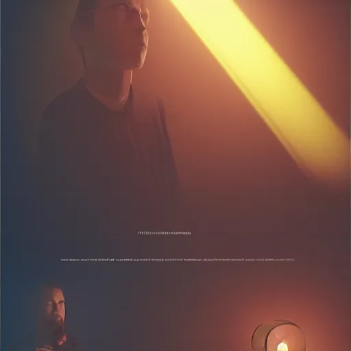 Image similar to cinematic lighting of a programmer by nick silva, rim lighting, trending on pintrest