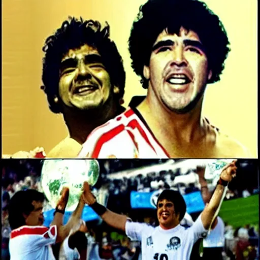 Image similar to maradona meme