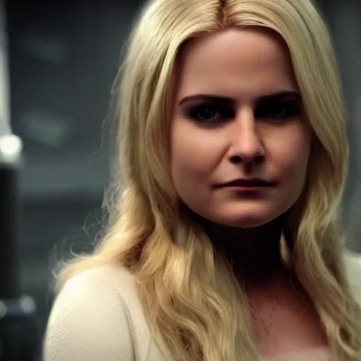 Image similar to ultra realistic evil emma swan