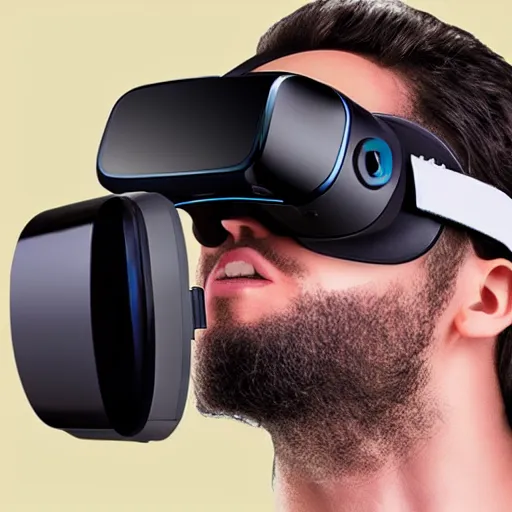 Image similar to futuristic vr headset