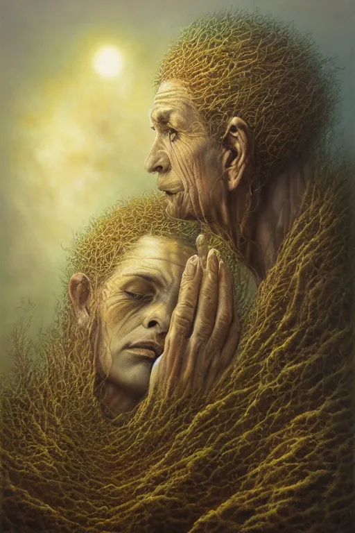 Image similar to the first men by tomasz alen kopera.