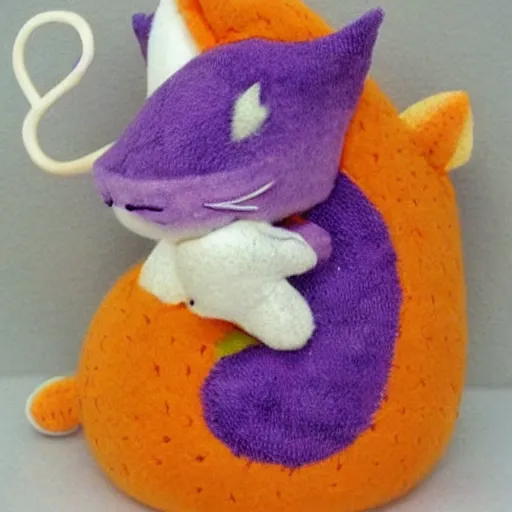 Prompt: small cute purple dragon, the dragon is hugging an orange tabby cat, fantasy, cozy
