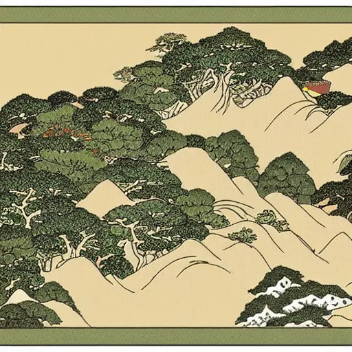 Prompt: the shire, highly detailed, intricate, in the style of hokusai