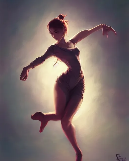 Image similar to Dancing Gesture draw by Stanley Artgerm Lau, Gesture draw, WLOP, Rossdraws, James Jean, Andrei Riabovitchev, Marc Simonetti, and Sakimichan, trending on artstation