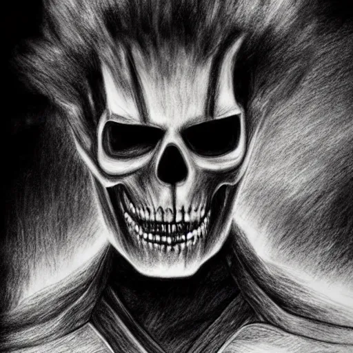 How To Draw the Ghost Rider | Sketch Tutorial - YouTube