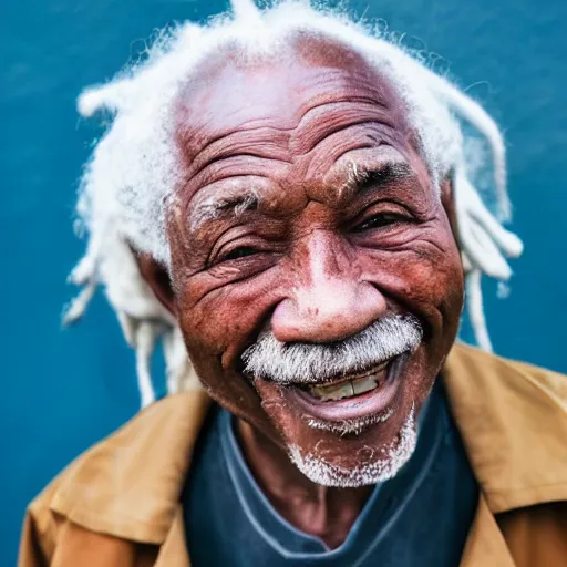 KREA - portrait of kobe bryant, wrinkled, in 7 0 years old, wearing lakers  jersey, photography by steve mccurry, 1 5 mm lens, in his study, trending  on artstation