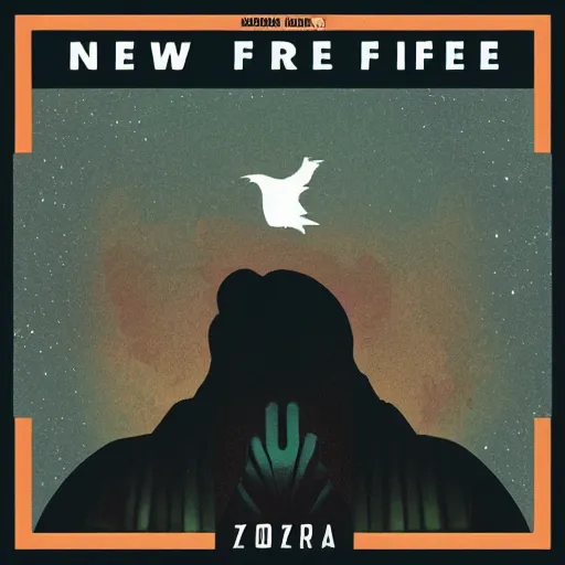 Prompt: album cover for'newfree'by zoc mora