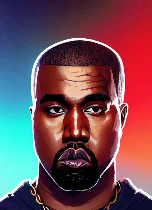 Image similar to highly detailed portrait kanye west standing pose in gta v stephen bliss unreal engine fantasy art by greg rutkowski loish rhads ferdinand knab makoto shinkai lois van baarle ilya kuvshinov rossdraws tom bagshaw global illumination radiant light detailed intricate environment