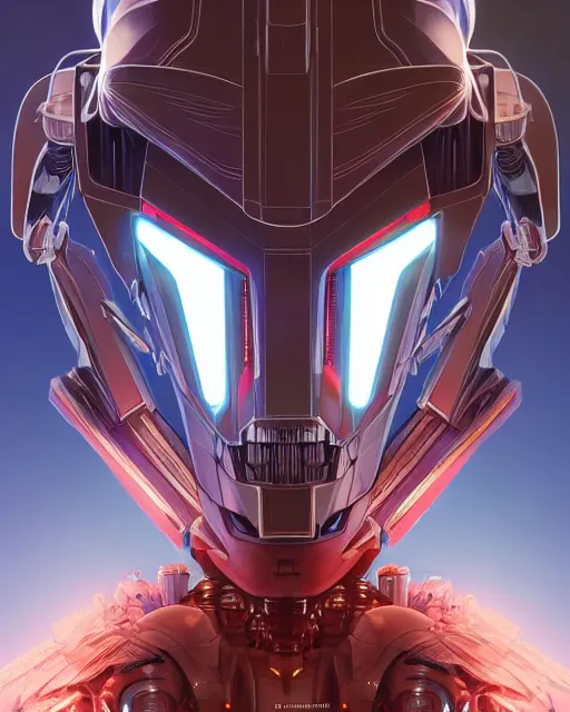 Image similar to symmetry!! portrait of a transformers robot acting as elmo, intricate, elegant, highly detailed, digital painting, artstation, concept art, smooth, sharp focus, illustration, art by artgerm and greg rutkowski and alphonse mucha, 8 k