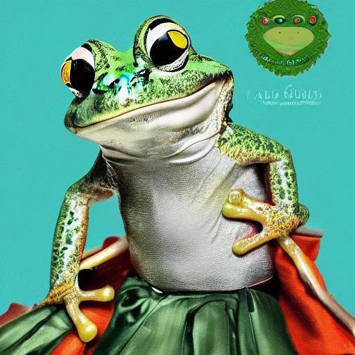 Prompt: a frog wearing a smoking, fancy dressing, studio portrait photo, cover magazine, famous, trending on art station, 8k, 4k, hd,