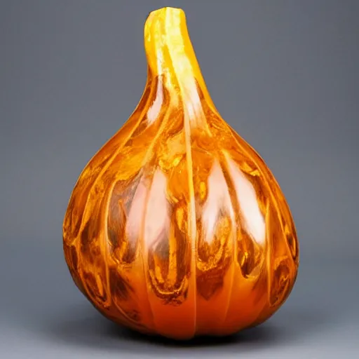 Image similar to gourd shaped carved to look like amber heard hybrid mix