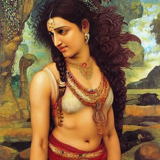 Prompt: Full body oil painting of the beautiful woman shraddha kapoor, she is wearing some withe ancient roman cloths and a surreal ornate, her hair is natural disheveled, she is approaching heaven, naturalism, dramatic lighting, high-detailed oil painting by Ilya Repin, Michelangelo da Caravaggio, William Blake, Alex Grey and Beksinski, trending on Artsatio, hystorical painting, masterpiece, 4k, 8k,