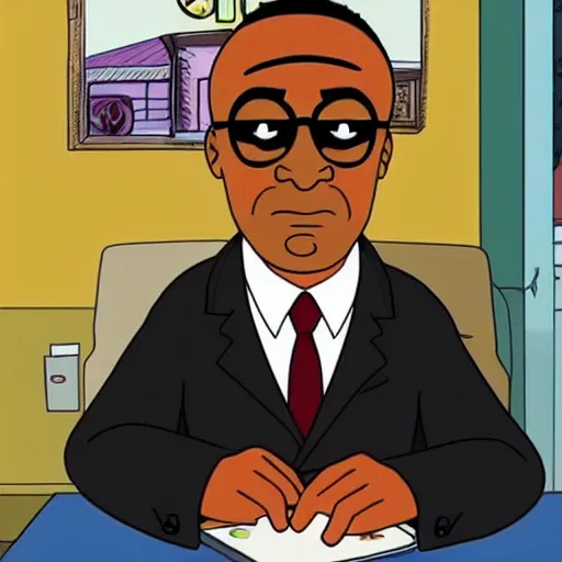 Prompt: Gustavo Fring in family Guy