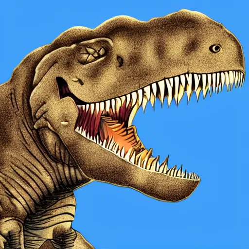 Image similar to tyrannosaurus rex 2 0 2 2 paleoart