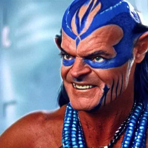 Image similar to jack nicholson as neytiri in avatar