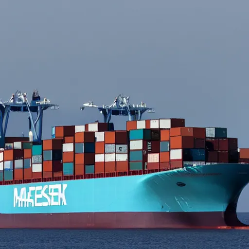 Image similar to maersk container ship,