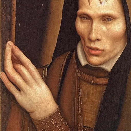 Image similar to A 15th century medieval renaissance oil painting of Jerma985, portrait of Jerma985, grainy, realistic, very realistic, hyperrealistic, highly detailed, very detailed, extremely detailed, very neat, very epic, very cool, detailed, trending on artstation