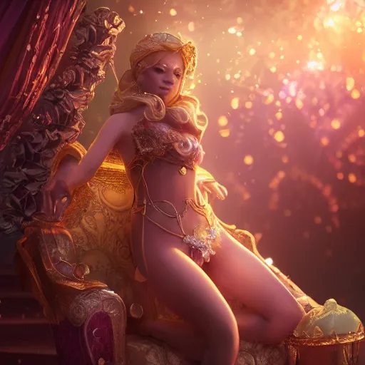 Image similar to portrait of wonderful princess of amethyst with fair skin, ornate 8 k gorgeous intricate detailed, accent lighting, dramatic light, octane render