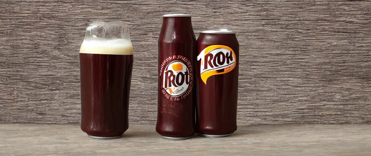 Image similar to root beer nitro whkte soda can tall