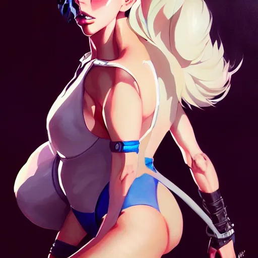 Prompt: buff lady gaga, portrait shinkai makoto studio ghibli studio key hideaki anno sakimichan stanley artgerm lau rossdraws james jean marc simonetti elegant highly detailed digital painting artstation pixiv