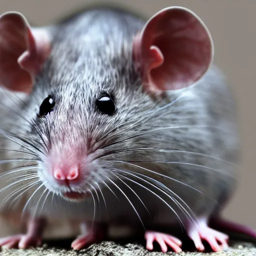 Image similar to rat with Putin's face, clear photo ultra hd 4k