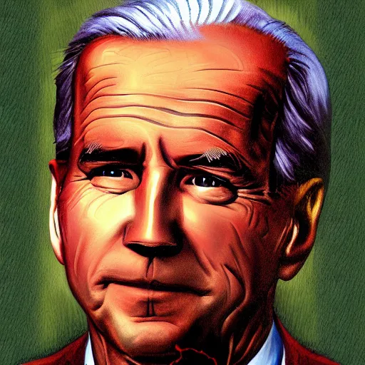 Prompt: Inspiring Portrait of Joe Biden as Guerrilla Heroica Che Guevara Revolution Digital Art