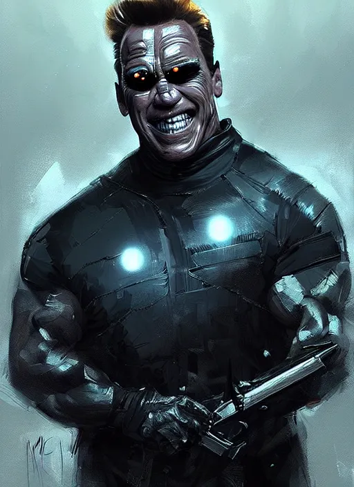 Image similar to schwarzenegger as a cenobite, by ismail inceoglu
