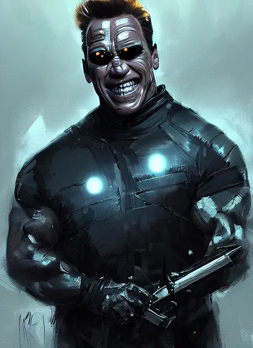 Prompt: schwarzenegger as a cenobite, by ismail inceoglu