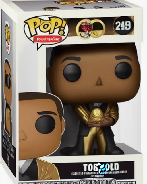 Image similar to solid gold obama special edition funko pop, product picture, ebay listing