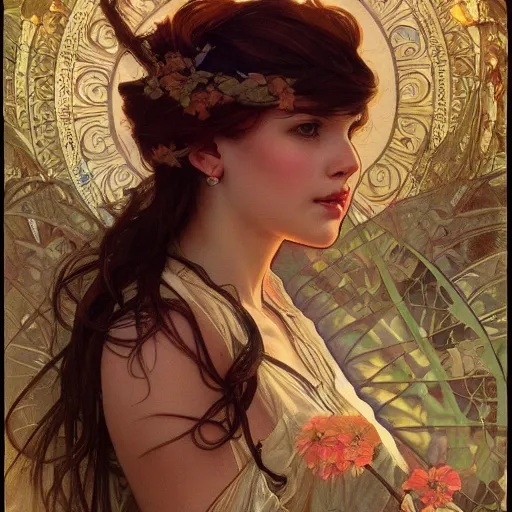 Image similar to beautiful lifelike award winning pencil illustration of judith scheindlin trending on art station artgerm greg rutkowski alphonse mucha cinematic atmospheric