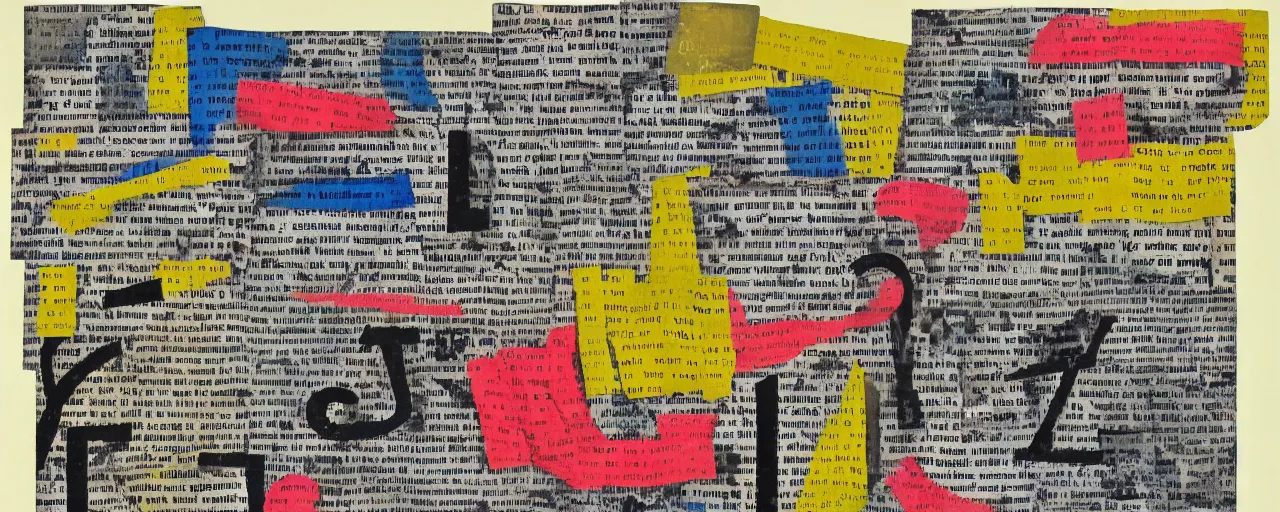 Image similar to a typographic painting of words and letters, by Tristan Tzara, oil paint, Concrete poetry, dada, collage, abstract, words, Highly Detailed