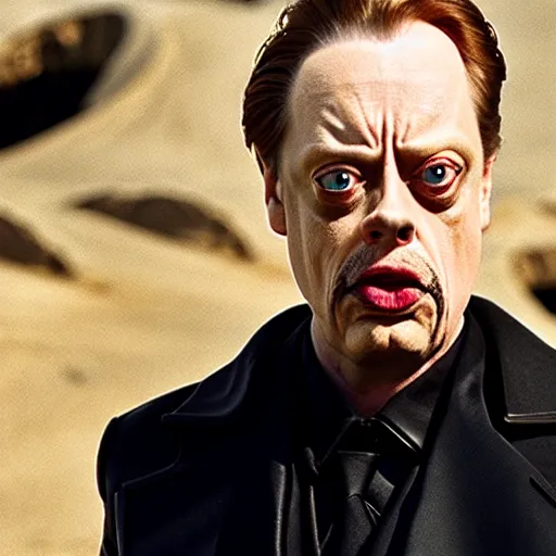 Prompt: steve buscemi as baron harkonnen in a still from the film Dune (2021)