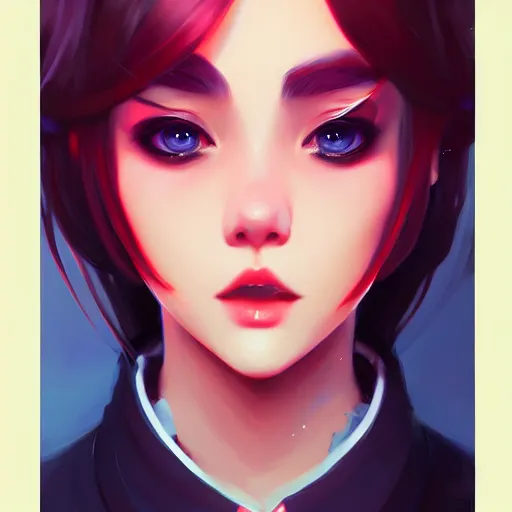 Image similar to portrait of a beautiful barista, art by lois van baarle and ross tran and sam yang and ilya kuvshinov and guweiz, digital art, high detail, sharp focus, unreal engine 5, trending on artstation, deviantart, pinterest, 4 k uhd image