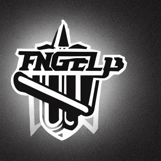 Prompt: logo of floorball team on nhl style