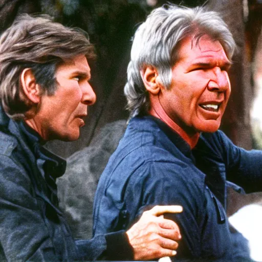 Image similar to harrison ford sneezing