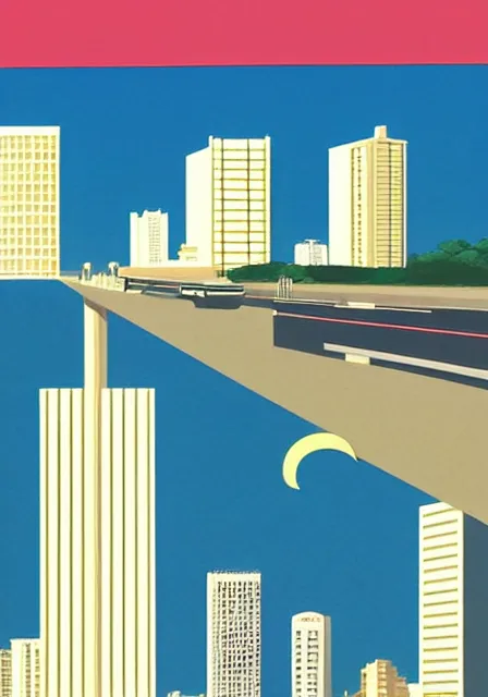 Prompt: peaceful artwork in the style of hiroshi nagai