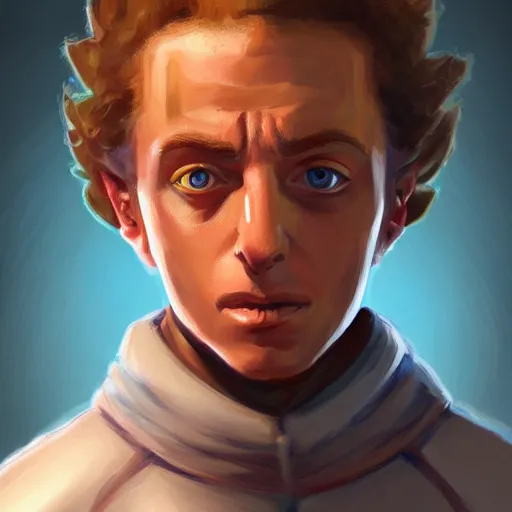 Image similar to morty as a human, highly detailed portrait, digital painting, artstation, concept art, smooth, sharp foccus ilustration, artstation hq