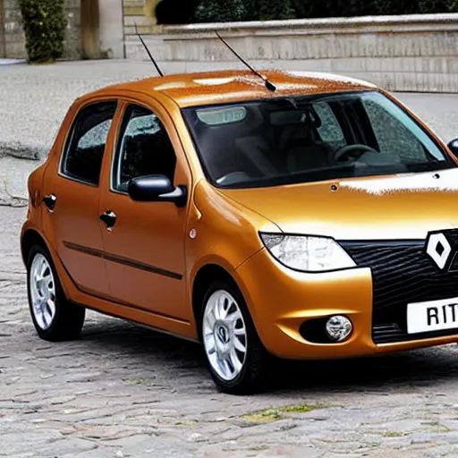 Image similar to steampunk Renault sandero from 1700