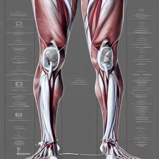 Prompt: map of the human body, biomechanics, award-winning, trending on artstation, photorealistic