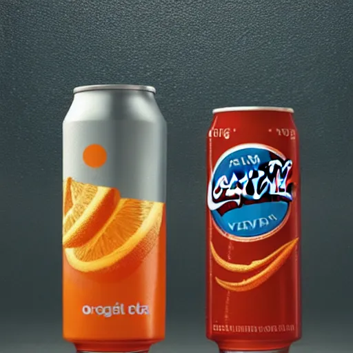 Prompt: new soda made by coca cola called orangeyvegan