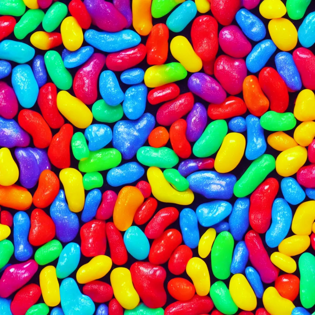 Prompt: pencil drawn jellybeans texture art, 4k