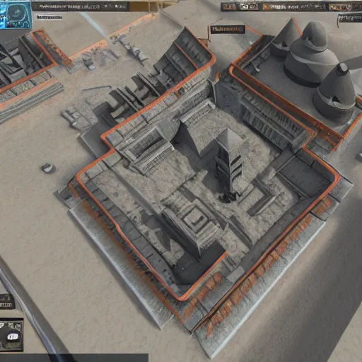 Image similar to dust 2 cs : go map design, minimap picture,