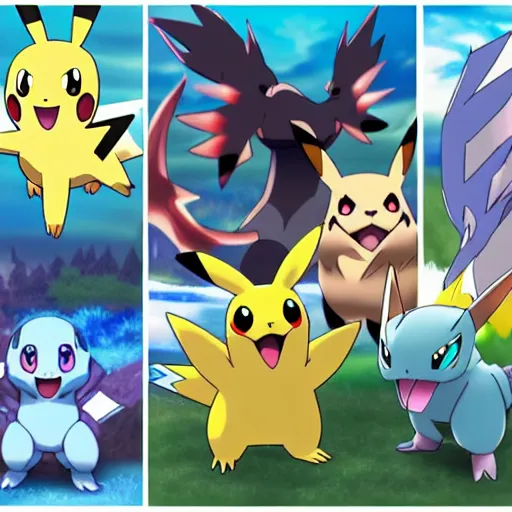 Prompt: pokemon evolution , ultra detailed , highly detailed , 4k , HD