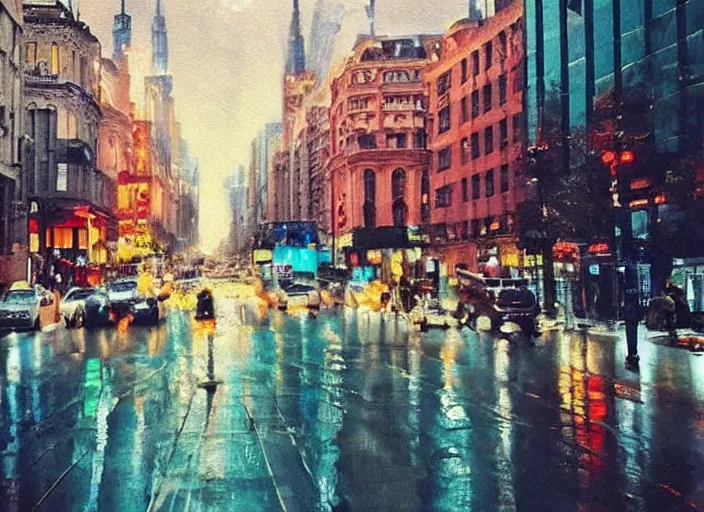 Image similar to photo _ this _ city _ is _ beautiful. _ its _ like _ a _ perfect _ painting. _ i _ feel _ so _ happy _ when _ i _ look _ at _ this. jpg