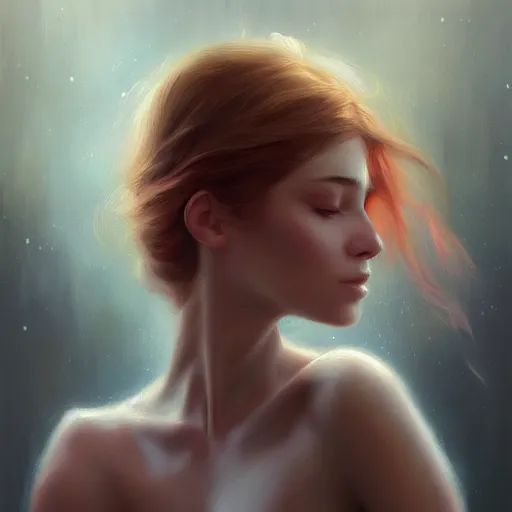 Image similar to love is patient love is kind, photorealistic oil painting by charlie bowater and mark blooms, wlop ; trending on artstation