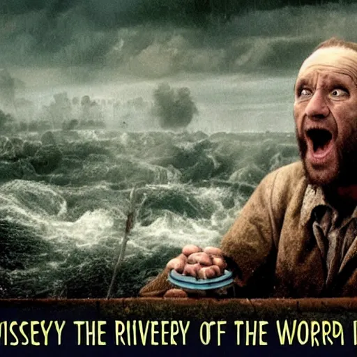 Image similar to misery is the river of the world