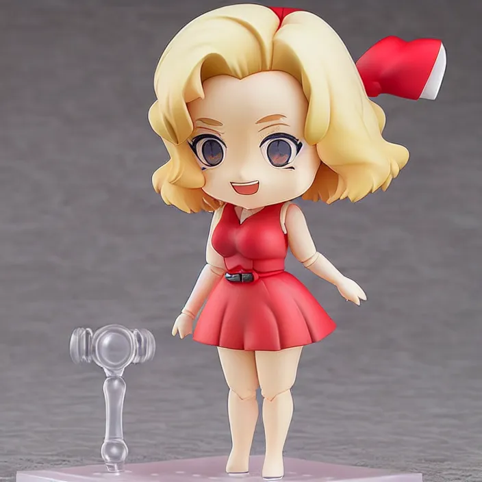 Image similar to [Marilyn Monroe], An anime Nendoroid of [Marilyn Monroe], figurine, detailed product photo